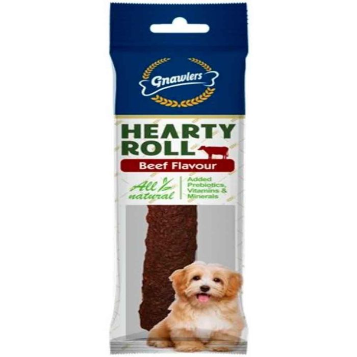 Gnawlers Hearty Roll Beef 40 Gr