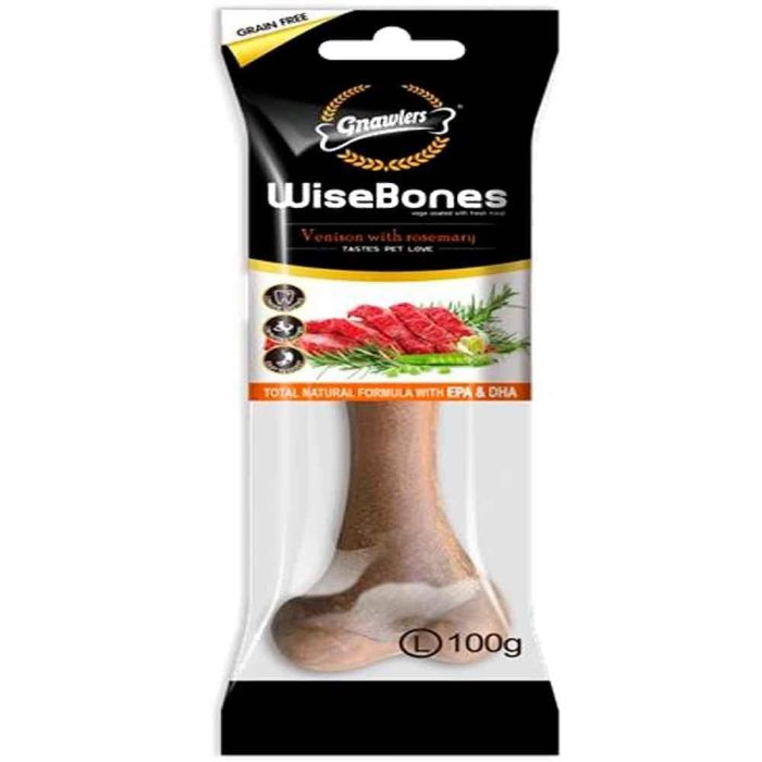 Gnawlers Visebones Venison With Rosemary Large