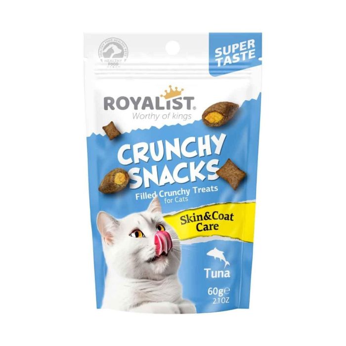 Royalist Kedi Ödülü Crunchy Snacks Tuna Balıklı 60 Gr
