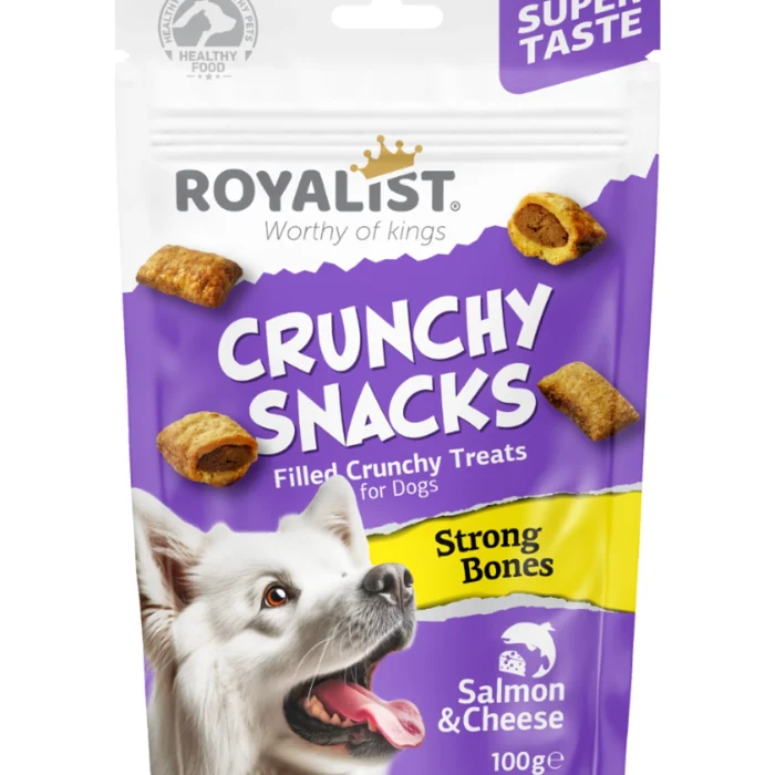 Royalist Dog Crunchy Snacks Salmon 100 Gr