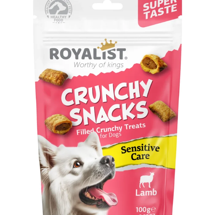 Royalist Dog Crunchy Snacks Lamb 100Gr