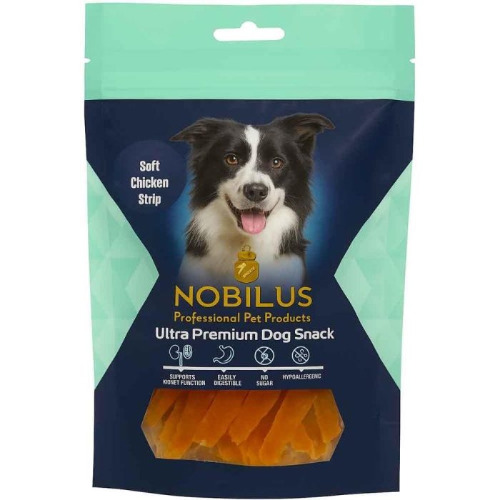 Nobilus Pet Treats Soft Chicken Strip