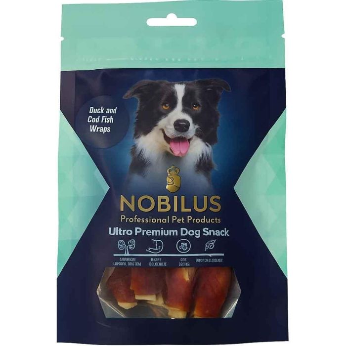 Nobilus Pet Treats Duck And Cod-Fish Wraps