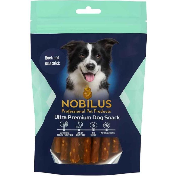 Nobilus Pet Treats Duck And Rice Stick