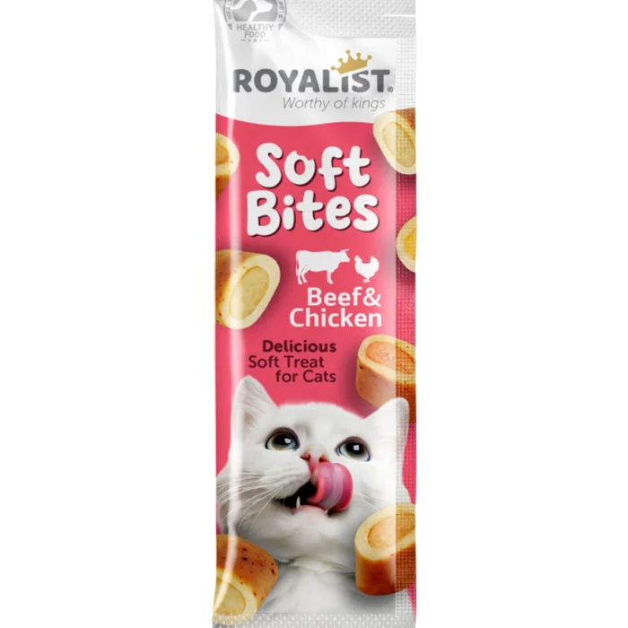 Royalist Soft Bites Beef & Chicken 48x10Gr