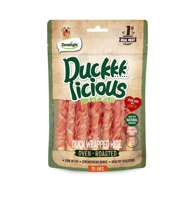 DENTALIGHT DUCKKK JERKY DUCK WRAPPED HIDE 70G