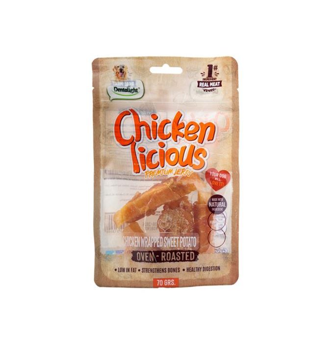 DENTALIGHT CHICKEN WRAPPED SWEET POTATO 70G