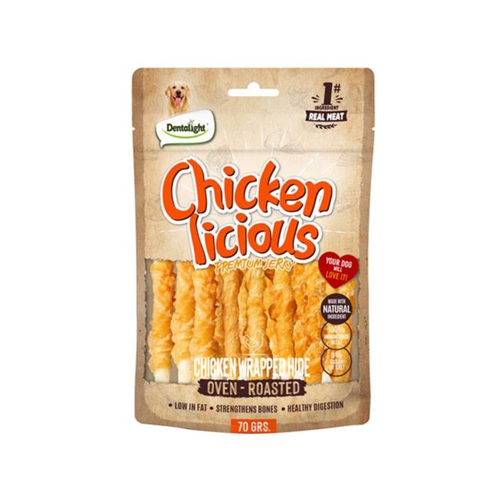 DENTALIGHT CHICKEN WRAPPED HIDE 70G